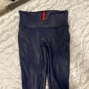 Woman’s faux leather leggings